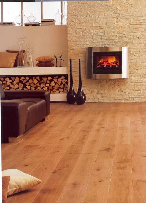 Parquet massif chêne long  xxl - Ch&ecirc;ne massif brut rustic 175x21mm go4 2150mm pr&eacute;ponc&eacute; +