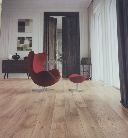 Parquet flottant chêne verni - Ch&ecirc;ne multiply authentique huil&eacute; christallin - 180x14x2400 4mm