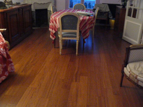 Parquet massif exotique huile - Merbau massif huil&eacute; naturel go4 90x14mm